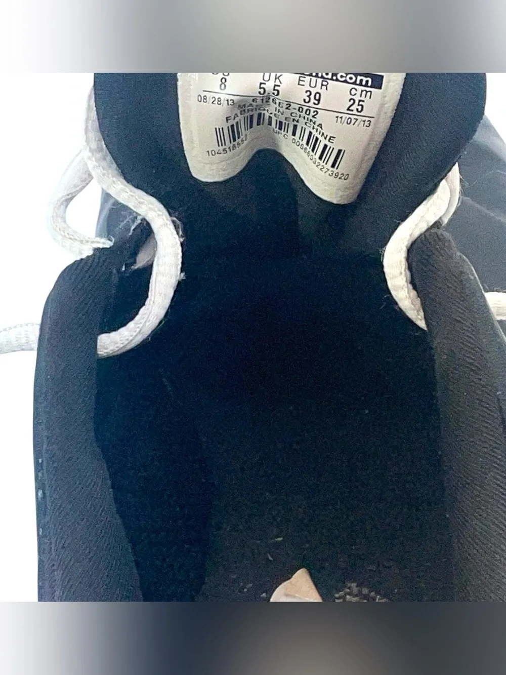 Nike Lunar Control Golf Shoes Women’s Size 8 Black White Spikes